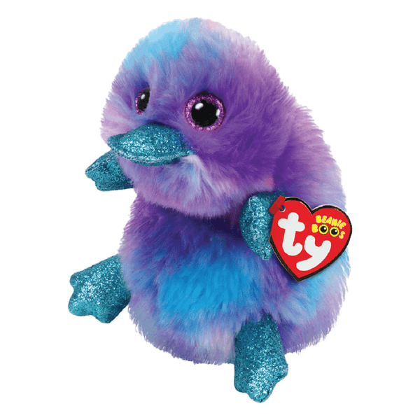 Peluche-Beannie-Boos-Zappy-Ornitorrinco-Morado-13cm-Ty Peluche-Beannie-Boos-Zappy-Ornitorrinco-Morado-13cm-Ty