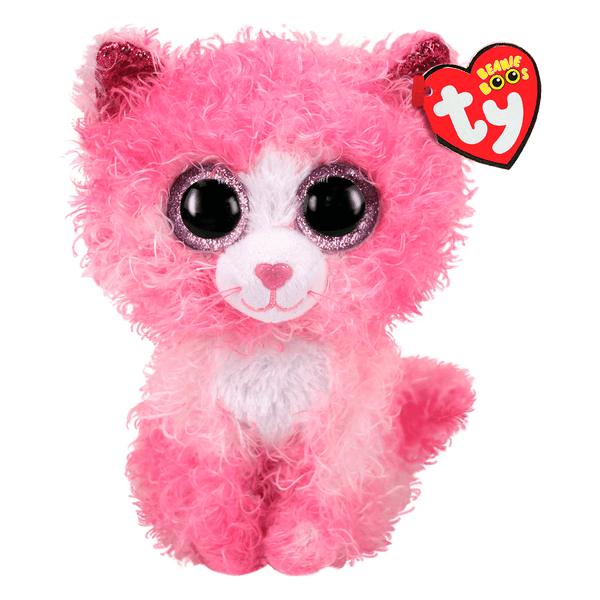 Peluche-Beanie-Boos-Reagan-Gato-Risado-Rosado-15cm-Ty