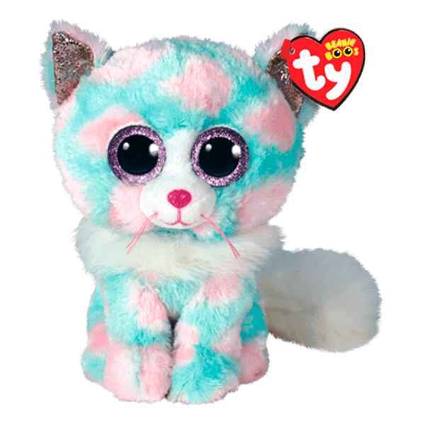 Peluche-Beanie-Boos-Opal-Gato-Pastel-15cm-Ty