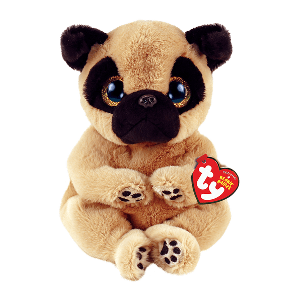 Peluche-Beanie-Bellies-Izzy-Perro-Cafe-Claro-15cm-Ty