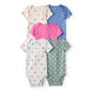 Set-5-Bodies-Manga-Corta-Diseños-Surtidos-Bebes-Niñas-Carter-s--12M