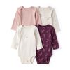 Set-4-Bodies-Manga-Larga-Diseños-Surtidos-Bebes-Niñas-Carter-s--12M