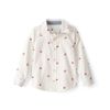 Camisa-Manga-Larga-Carritos-Blanco-Niños-Oshkosh-5T
