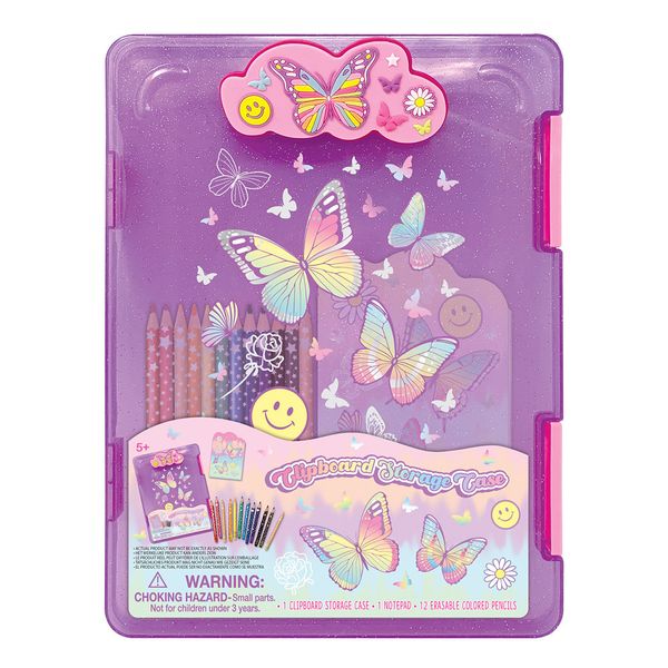 Set-Portapapeles-con-Colores-Mariposas-Hot-Focus