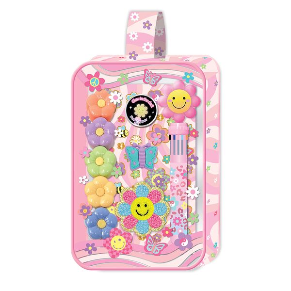 Set-Escolar-Cartuchera-Brilla-en-la-Oscuridad-Flores-Hot-Focus