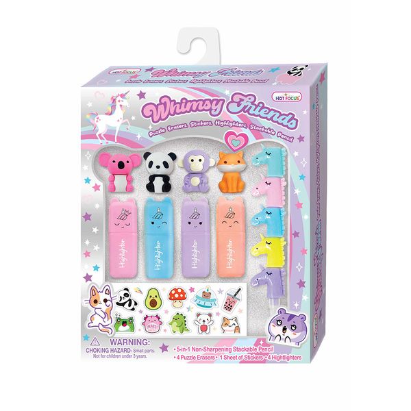 Set-Borradores-y-Resaltadores-Animales-Hot-Focus