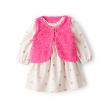 Set-Chaleco-Rosado-y-Vestido-Bebes-Niñas-Carter-s-9M