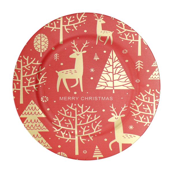 Plato-Decorativo-Navidad-Reno-Rojo-33cm-Ikhome