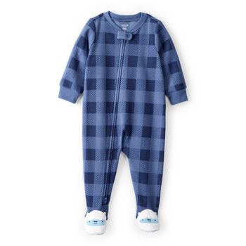 Pijama-Enteriza-Cuadros-Azul-Bebes-Niños-Carter-s-12M