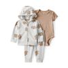 Set-Chaqueta-Body-Cafe-y-Pantalon-Estampado-Bebes-Niños-Carter-s-12M