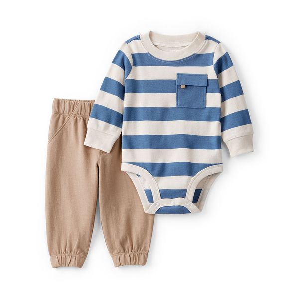 Set-Body-Rayas-y-Pantalon-Cafe--Bebes-Niños-Carter-s-12M