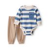 Set-Body-Rayas-y-Pantalon-Cafe--Bebes-Niños-Carter-s-24M