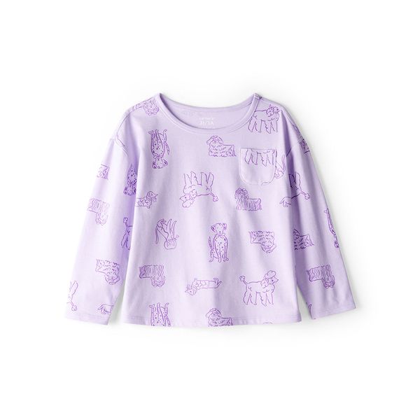Camiseta-Estampado-Perros-Lila-Niñas-Carter-s-3T Camiseta-Estampado-Perros-Lila-Niñas-Carter-s-3T