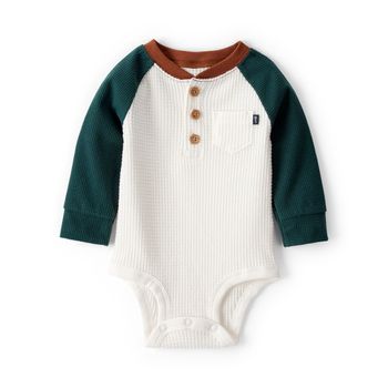 Body-Manga-Larga-Blanco-y-Verde-Bebes-Niños-Oshkosh-12M