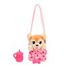 Peluche-Yummy-Shiba-Inu-Bolso-Rosa-17cm--Baby-Paws