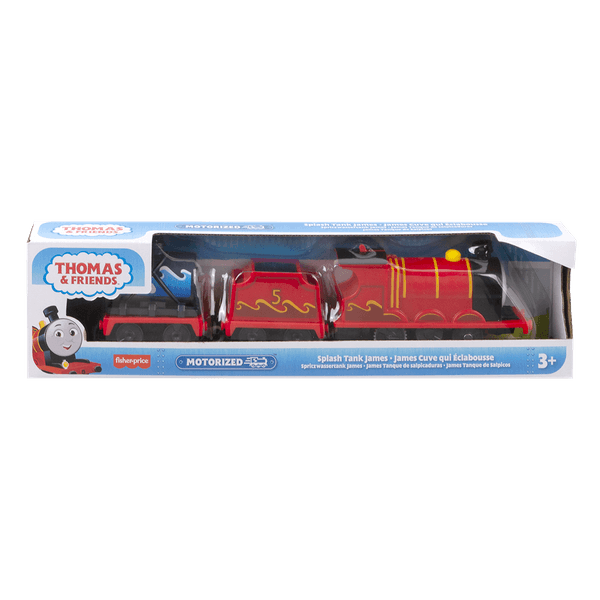 Tren-Motorizado-James-Tanque-de-Salpicos-Thomas---Friends