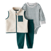 Set-Body-Manga-Larga-Chaleco-y-Pantalon-Verde-Bebes-Niños-Carter-s-12M