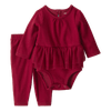 Set-Body-Manga-Larga-y-Pantalon-Rojo-Bebes-Niñas-Carter-s-12M