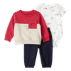 Set-Body-Manga-Corta-Aviones-Buzo-y-Pantalon-Bebes-Niños-Carter-s-18M