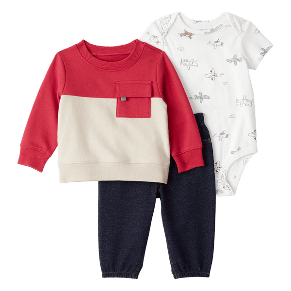 Set-Body-Manga-Corta-Aviones-Buzo-y-Pantalon-Bebes-Niños-Carter-s-18M Set-Body-Manga-Corta-Aviones-Buzo-y-Pantalon-Bebes-Niños-Carter-s-18M