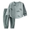 Set-Camiseta-Manga-Larga-y-Pantalon-Verde-Bebes-Niños-Carter-s-12M