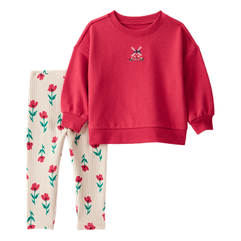 Set-Buzo-Rojo-y-Pantalon-Flores-Bebes-Niñas-Carter-s-12M