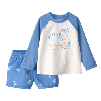 Traje-de-Baño-2-Piezas-Estampado-Blanco-y-Azul-Bebes-Niños-Carter-s-9M