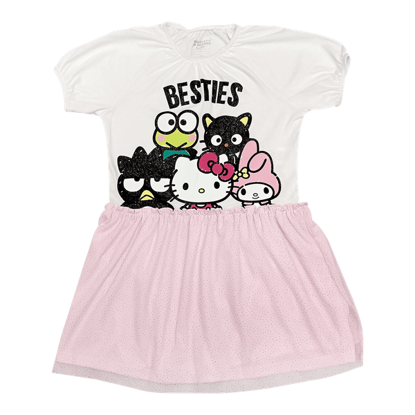 Vestido-Manga-Corta-Niñas-Hello-Kitty-4T Vestido-Manga-Corta-Niñas-Hello-Kitty-4T