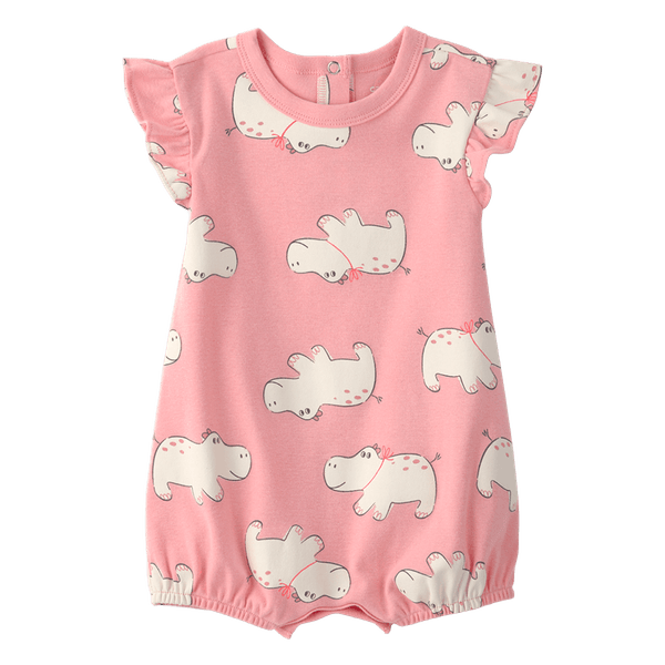 Mameluco-Manga-Corta-Hipopotamos-Rosado-Bebes-Niñas-Carter-s-12M Mameluco-Manga-Corta-Hipopotamos-Rosado-Bebes-Niñas-Carter-s-12M