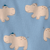 Mameluco-Manga-Corta-Hipopotamos-Azul-Bebes-Niños-Carter-s-12M
