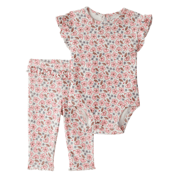 Set-Body-Manga-Corta-y-Pantalon-Flores-Bebes-Niñas-Carter-s-12M