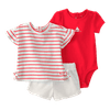 Set-Body-Manga-Corta-Camiseta-Rayas-y-Short-Bebes-Niñas-Carter-s-12M