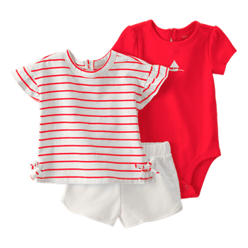 Set-Body-Manga-Corta-Camiseta-Rayas-y-Short-Bebes-Niñas-Carter-s-12M