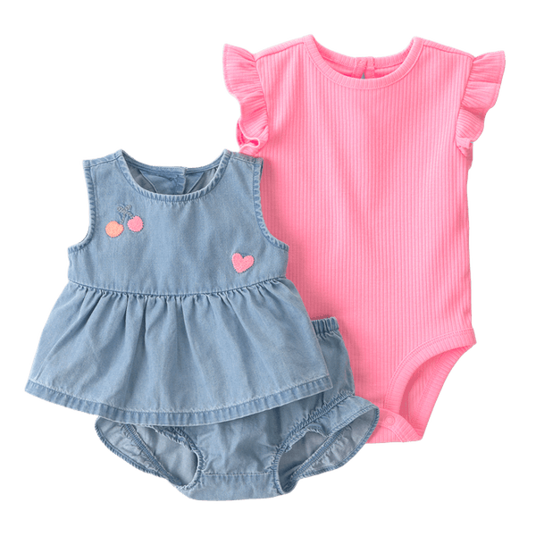 Set-Body-Manga-Sisa-Camiseta-Azul-y-Short-Bebes-Niñas-Carter-s-24M Set-Body-Manga-Sisa-Camiseta-Azul-y-Short-Bebes-Niñas-Carter-s-24M