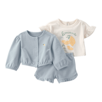 Set-Chaqueta-Camiseta-Estampada-y-Short-Bebes-Niñas-Carter-s-12M