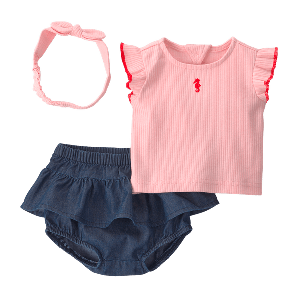 Set-Camiseta-Short-y-Balaca-Rosa-Bebes-Niñas-Carter-s-12M