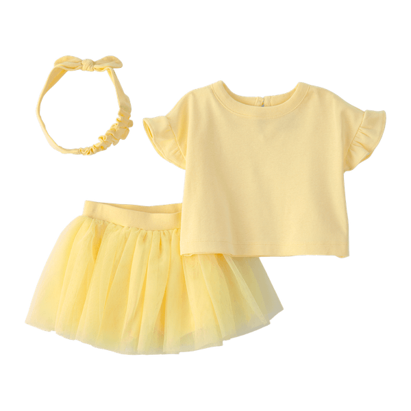 Set-Camiseta-Short-y-Balaca-Amarillo-Bebes-Niñas-Carter-s-12M