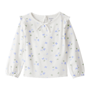Blusa-Manga-Larga-Mariposas-Blanco-Niñas-Oshkosh-2T