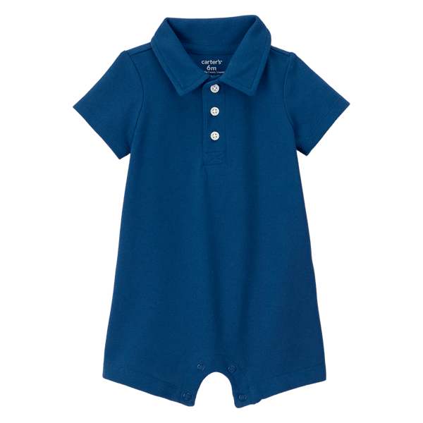 Mameluco-Manga-Corta-Azul-Bebes-Niños-Carter-s-12M