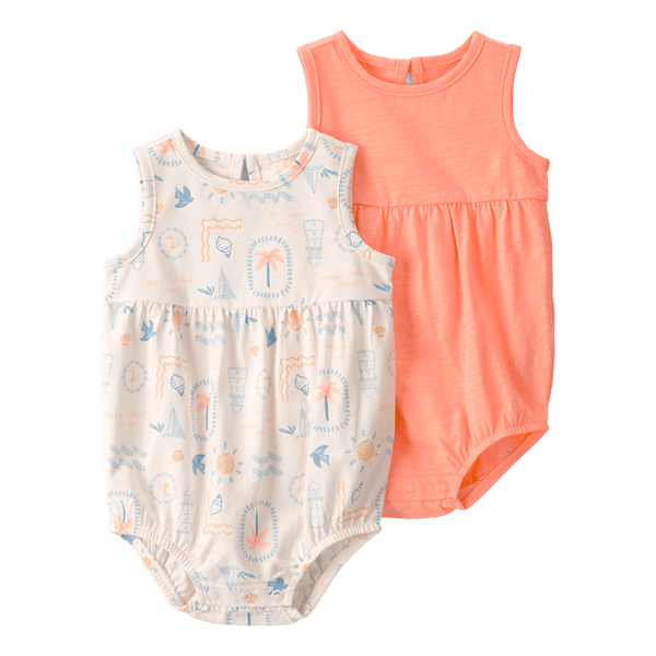 Set-2-Mamelucos-Manga-Sisa-Surtidos-Bebes-Niñas-Carter-s-12M Set-2-Mamelucos-Manga-Sisa-Surtidos-Bebes-Niñas-Carter-s-12M