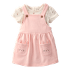 Set-Vestido-Rosado-y-Body-Bebes-Niñas-Carter-s-12M