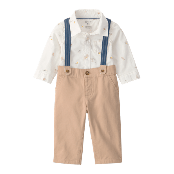 Set-Camisa-Blanca-y-Pantalon-con-Tirantes-Bebes-Niños-Carter-s-24M
