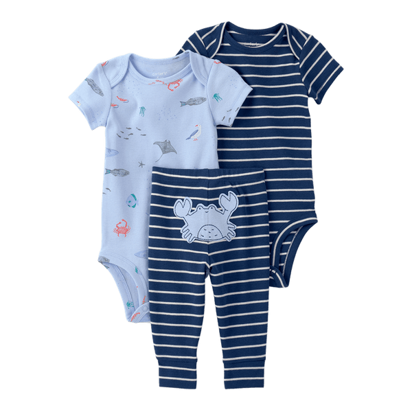 Set-2-Bodies-Manga-Corta-y-Pantalon-Rayas-Bebes-Niños-Carter-s-18M Set-2-Bodies-Manga-Corta-y-Pantalon-Rayas-Bebes-Niños-Carter-s-18M
