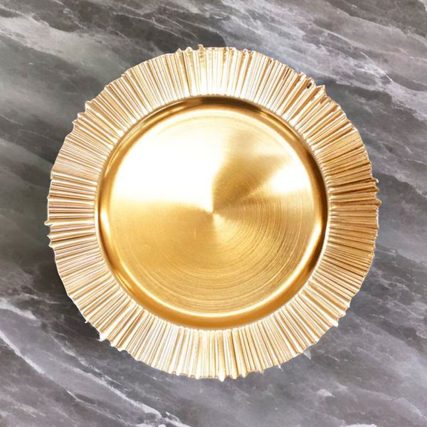 Plato-Decorativo-Navidad-Dorado-33cm-Ikhome Plato-Decorativo-Navidad-Dorado-33cm-Ikhome