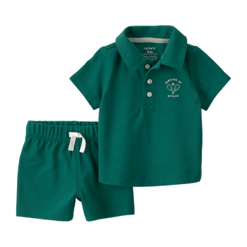 Set-Camiseta-y-Pantaloneta-Verde-Bebes-Niños-Carter-s-12M