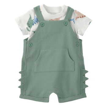 Set-Overol-Verde-y-Camiseta-Dinos-Bebes-Niños-Carter-s-18M