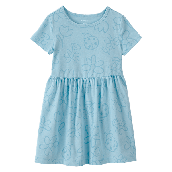 Vestido-Manga-Corta-Azul-Niñas-Carter-s-2T