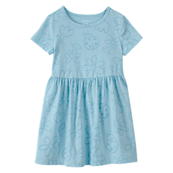 Vestido-Manga-Corta-Azul-Niñas-Carter-s-3T