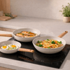 Set-3-Sartenes-Naturally-20-24cm-y-Wok-28cm-Bergner