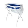 Bañera-para-Bebe-Plegable-con-Base-Cambiador-Stand-Azul-Priori